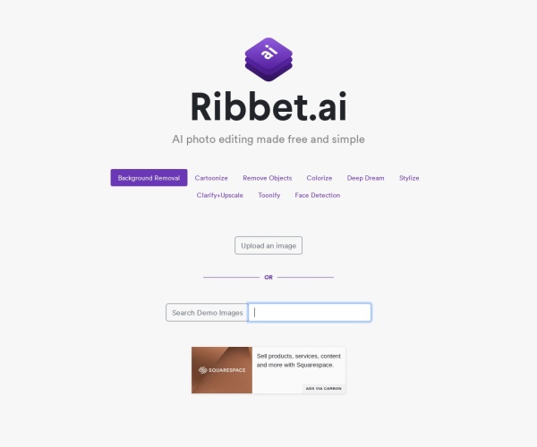 Ribbet.ai - 免费的多功能AI图片处理工具箱 Logo